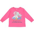 thumbnail image 3 of Inktastic My Gigi Loves Me to the Moon and Back Elephant Family Boys or Girls Long Sleeve Toddler T-Shirt, 3 of 5