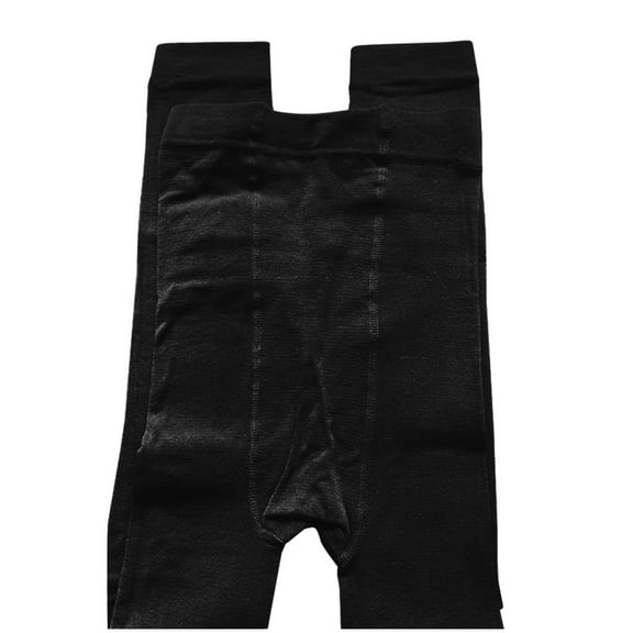 GILIGEGE Seamless Warm Lined Legging for Women Thermal Winter Full Length Legging Pants,Women's Thick Yoga Soft Cotton Blend High Waist Workout Leggings with Tummy Control Black L