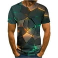 thumbnail image 1 of LSLJS T-shirt pour Homme 3D Imprimé Abstrait Non Localisé Manches Courtes Col Rond Mode Décontractée Quotidienne Vacances T-shirt Haut Blouses, Chemises et T-Shirts Athlétiques pour Hommes Cadeaux pour Hommes, 1 of 5