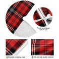 thumbnail image 2 of Coolnut Buffalo Plaid Christmas Tree Skirt Home Decoration Large Round Christmas Tree Skirt for Holiday Party Home Christmas Day Ornaments,35.4", 2 of 6