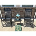 thumbnail image 6 of Hinkle Riverside Round Post Slat Back Wood Patio Rocking Chair, 6 of 6