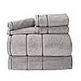 thumbnail image 3 of Bedford Home Ensemble de Serviettes 6 Pcs Séchage Rapide 100 % Coton - Argent, 3 of 4