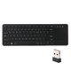 thumbnail image 2 of PAPTOP 2.4G Touchpad inalámbrico teclado multol-touch ultra-slim con receptor USB para computadoras de televisión inteligente ladtops de escritorio, 2 of 7