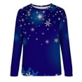 thumbnail image 4 of BEFOKA Graphic Shirts Sweatshirt for Women Winter Warm Shirts Casual Print Loungewear Tops 2025 Fall Holiday Outfits Loose Fits, 4 of 4