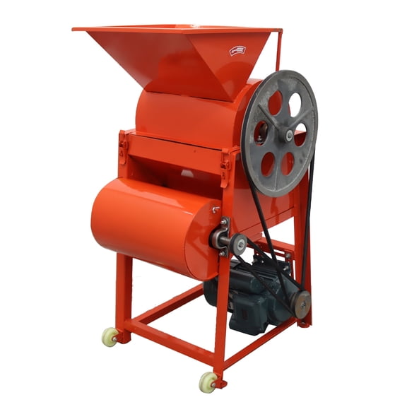 220V Peanut Shelling Machine Electric Groundnut Huller with 8MM 10MM Screen for Home Farm 150-200KG/H