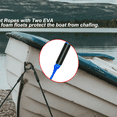 thumbnail image 3 of FLOODKING 2-Pack Mooring Ropes 2.5FT+3FT - Bungee Dock Lines with Bumper for Kayaks, Boats, Jet Skis, 3 of 6