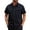 Shirts-Black, variant on Mens Button Down Shirt Short Sleeve Collared Hiking Tops with Dual Chest Pockets Utility Casual Work Travel Summer Shirts Khaki XXXL
