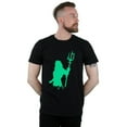 thumbnail image 2 of DC Comics Mens Aquaman Aqua Silhouette T-Shirt, 2 of 3
