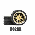 thumbnail image 1 of 1/64 Hot Wheels Carlomo N-Class 2 Detail-up Sets Wheels With Rubber Tires Assembly Rims for Model Car Tomica 4pcs Set N020A, 1 of 6