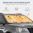 thumbnail image 4 of Easygdp Sunflower Gnomes 3 2 Pcs Windshield Sun Shade,Foldable Car Front Window Sun Shade Protection,Blocks Heat And Sunlight,Car Interior Accessories - Small, 4 of 7