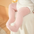 thumbnail image 2 of TAIAOJING Toddler Baby Kids Girls Tights Soft Organic Cotton Leggings Tights Warm Tights For Girls Casual Joggers, 0-9 Months, 2 of 7