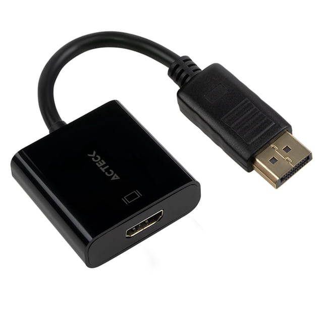 Adaptador Convertidor ACTECK SHIFT PLUS AH435 DisplayPort a HDMI Negro AC-934763