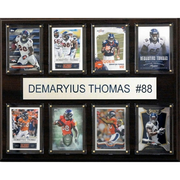 Demaryius Thomas Denver Broncos 12'' x 15'' Plaque