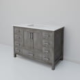 thumbnail image 5 of Jacques 48 in. W x 22 in. D Distressed Grey Bath Vanity and Cultured Marble Top, 5 of 8