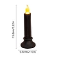 thumbnail image 2 of Halloween Outdoor Decorations, Battery Operated Halloween Lights Red Large 6X2In Led Candle Lights, for Halloween Outdoor Window, Porch, Walkway, Yard and Outdoor Party Spooky, 2 of 6
