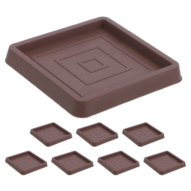 OFFIGAM 8Ud Almohadillas Antideslizantes Para Muebles De Goma Marrón Resistentes Para Proteger Y Estabilidad