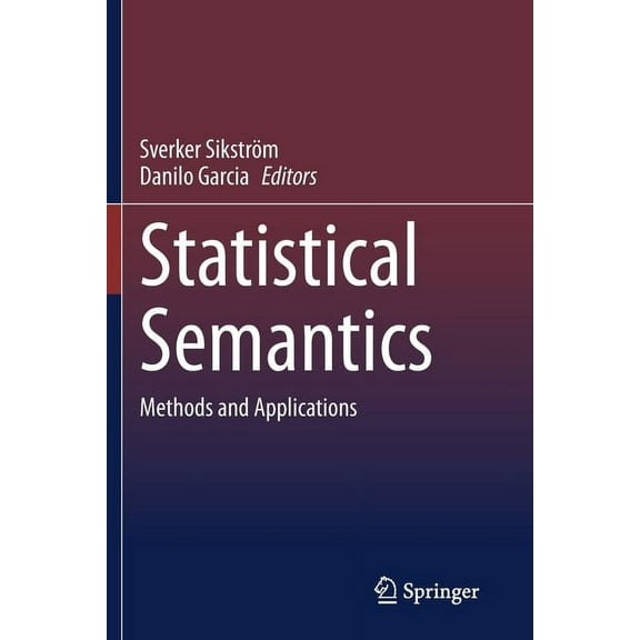 Statistical Semantics: Methods and Applications, (Paperback)
