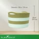 thumbnail image 5 of Planterist Cesta Organizadora Mediana Tejida – Algodón Lavable, Plegable y Portable – Multiusos 30x18.5 cm para Almacenaje, Decoración y Ropa Sucia (Pátzcuaro), 5 of 9