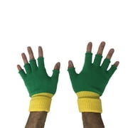 Ash Ketchum Fingerless Gloves Pokemon Go Trainer Costume Cosplay Green Adult USA