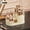 Cream, variant on 360 °   Rotating Vanity Makeup Organizer with Brush Holder, Large Spinning Cosmetic Storage for Skincare, Perfumes and Lotions