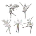 thumbnail image 2 of Adorno colgante de de Navidad para niña bailarina, manualidades decorativas para el hogar, decoraciones colgantes de hadas para estantería,, 2 of 9