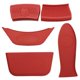 thumbnail image 1 of Soporte de mango caliente de silicona Baoblaze 5 unids set piezas de protección térmica rojo, 1 of 8