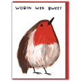 thumbnail image 1 of Christmas Card - Funny Wobin Wed Bwest Xmas Card, 1 of 5