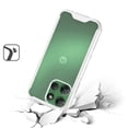 thumbnail image 3 of Shockproof Fusion Shield Tough Snap-on Case for Motorola Moto G Power 2025 - Clear, 3 of 3