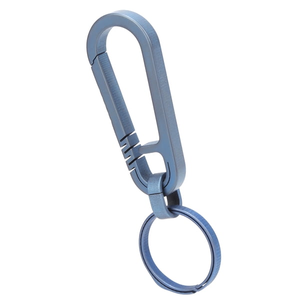 Hebilla de Anillo de Llavero ANGGREK Diseño Ergonómico de Elasticidad Mosquetón EDC de Titanio Otros