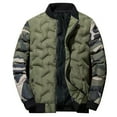 thumbnail image 2 of Fesfesfes Jacket for Men's Fashion Fall And Winter Cotton Clothes Double Pocket Zipper Fashion Casual Hoodless Warm Jacket Sale Items, 2 of 5