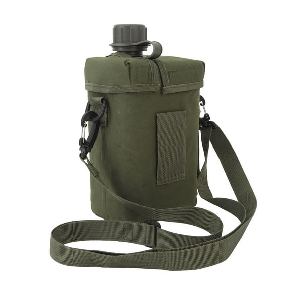 2L Large Capacity Insulated Water Bottle With Oxford Cloth Sleeve, Portable Water Bottle For Riding Hiking