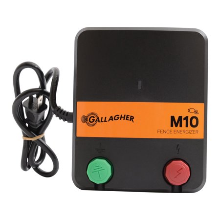 UPC: 0644493331427 | Gallagher M10 110 volt Electric Fence Energizer 2 mi. Black/Orange