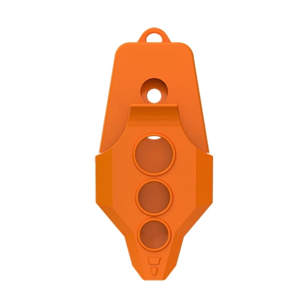 Funda para alicates de pesca Bolsillo de almacenamiento ligero para alicates de pesca Bolsa hueca Naranja