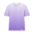 thumbnail image 4 of yunLCZ Women Shirts Women‘s Short Sleeve Gradient Color Fashion Round Neck Casual T Shirt Women's Short Sleeve Shirts, 4 of 4