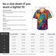 thumbnail image 5 of Balery Vibrant Parrot Splash Art Camisas hawaianas de manga corta para hombre, camisas playeras de corte holgado, camisas de vacaciones con botones,Small, 5 of 7