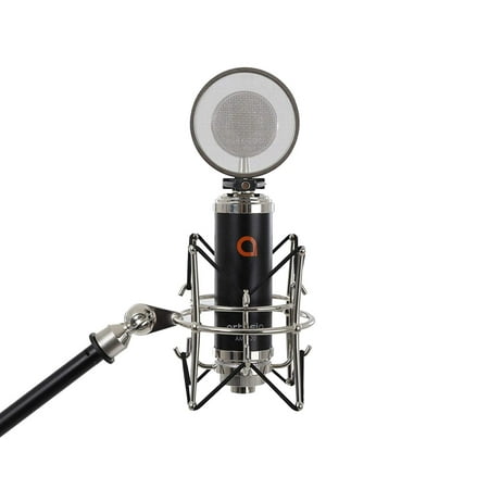 UPC: 0859479007436 | Artesia AMC-20 Studio Large-Diaphragm Condenser Microphone + Shock Mount + Pop Filter & 8  XLR Cable