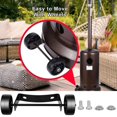thumbnail image 1 of Replacement Heater Wheel Move/Install- Patio Wheel Wheel Outdoor Universal Umbrella Heater Heater Universal Parts Kit-Easy Patio Patio Heater To Movable Furniture, 1 of 9