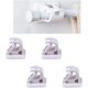 thumbnail image 1 of Ganchos De Cortina Autoadhesivos, Soportes De Barra De Cortina De 4 Piezas, No Requiere Perforación, Ganchos De Pared Autoadhesivos, Barra De Toalla, Soporte De Pared, No Requiere Perforación, Barra, 1 of 5