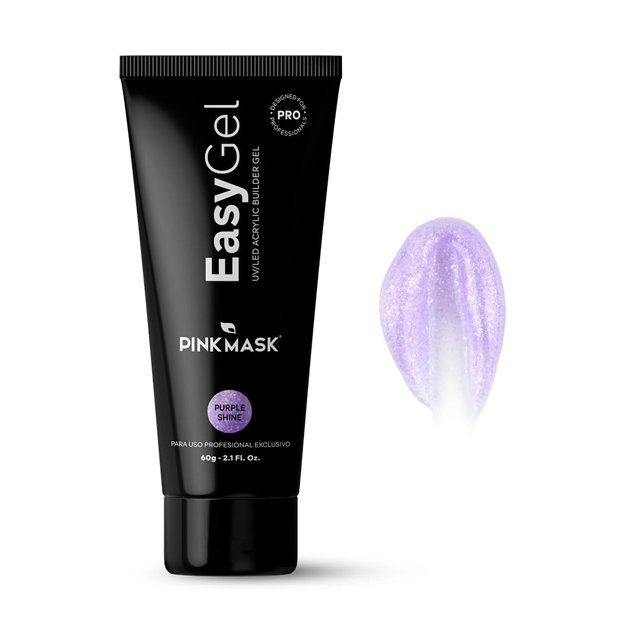 Gel constructor para uñas PINK MASK Easy Gel PINK MASK 60 g Purple Shine