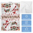 thumbnail image 5 of Vintage Grey Christmas Kitchen Towels Set of 4, Water Absorbent Dish Towel, Snowman Truck Xmas Balls Snowflake Decorative Hand Towels - Quick Drying Cloth for Cooking Baking, 18x28 Inch, 5 of 8