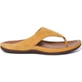 thumbnail image 2 of Strive Maui Women's Leather Toe Post Sandal In Yellow Size 9.5/10, 2 of 6
