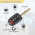 thumbnail image 3 of Key Fob Replacement for 2013 2014 2015 Honda Accord/ 14 15 Civic Car Keyless, 3 of 5