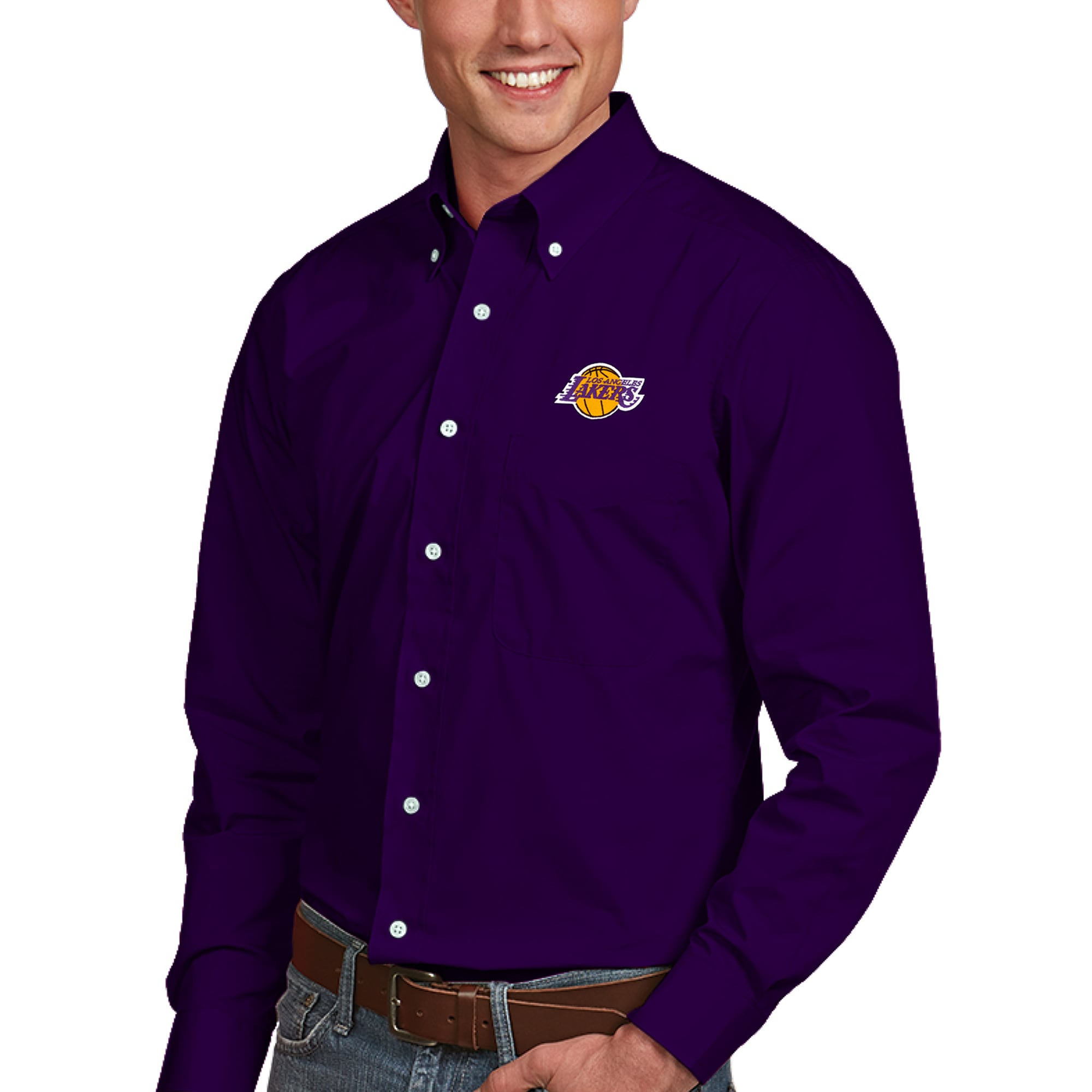 lakers collared shirt