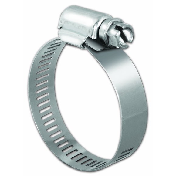 Pro Tie 33009-40 SAE Size 32 Range 1-9/16" To 2-1/2" Regular Duty All Stainless Hose Clamp, 40 Pack,