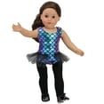 thumbnail image 4 of Sophia's Jazz Leotard Costume and Tap Shoes for 18'' Dolls, Black, 4 of 4