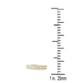 thumbnail image 3 of AoneJewelry 0.50 Carat Diamond Milgrained Wedding Band In 10K Solid Rose, White & Yellow Gold, 3 of 5