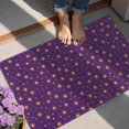 thumbnail image 4 of Purple Sun Star Swirl Pattern Door Rugs,Washable Non Slip Door Mats Indoor,Decorative Door Mats,Entry Mat Indoor for Entrance,Bedroom,Kitchen,Bathroom,20"x32", 4 of 6