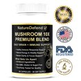 thumbnail image 3 of NatureDefend Mushroom 10X Blend, Lion’s Mane & Reishi, 60 Capsules, Veteran-Owned, USA Made, 3 of 8