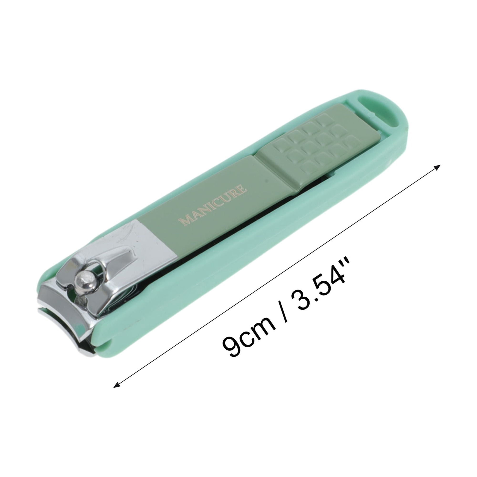 Unique Bargains 6pcs Portable Nail Clippers Set 3.54" Length Green