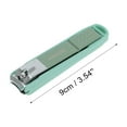 thumbnail image 4 of Unique Bargains 1 Set Portable Nail Clippers Set Toenail Clippers Green, 4 of 7